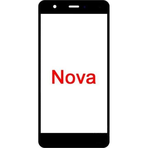 1PCS For Huawei Nova Front Touch Panel LCD Display Screen Out Glass Cover Lens Phone Repair Replace Parts