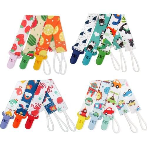 3pcs Baby Pacifier Clip Chain Infant Dummy Nipple Holder Teething Soother Infant Toddler Anti-dropping Nipple Clip