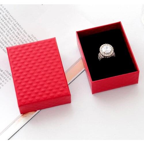 Rectangle Paper Jewelry Box Ring Necklace Bracelets Earring Gift Packaging Boxes Jewelry Organizer Storage Gift Box 7×9cm