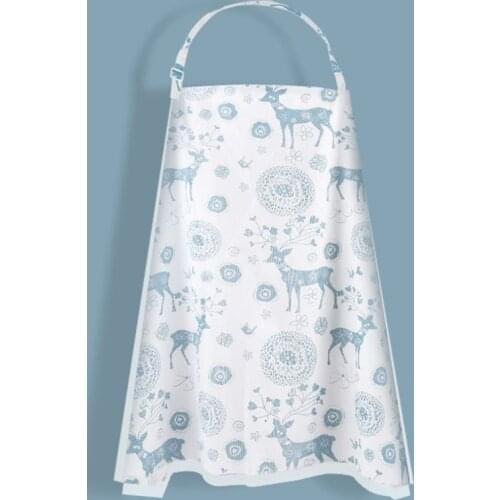 Breastfeeding Nursing Cover Full Coverage Adjustable Breathable Double Layer Privacy Feeding Apron