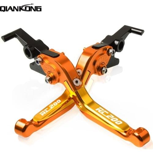 For RC200 RC 200 2014 2015 2016 2017 2014-2017 RC200 RC 200 Motorcycle CNC Adjustable Brake Clutch Levers handle
