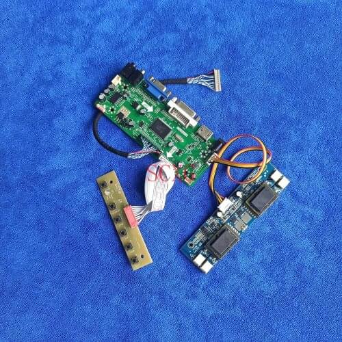Kit 20 Pin LVDS LCD screen 4CCFL 1024*768 DVI VGA HDMI-compatible M.NT68676 driver board Fit LTM15C458-11/LTM15C458M/LTM15C458T