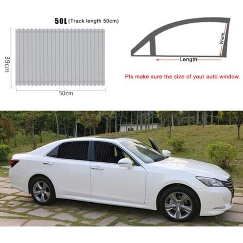 Anti-UV Curtain Car Kit SUV Straps VIP Van Vehicle 50*39cm Accessories