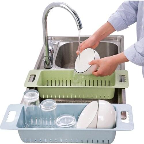 Kitchen Drain Storage Racks Multifunction Vegetable and Fruit Storage Basket The Tableware Bowl Dish Storage Racks Shelves