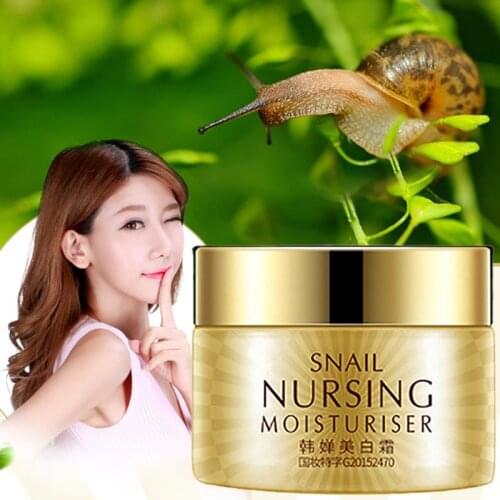 Snail Whitening Face Cream Day Cream Anti Wrinkle Anti Aging Nourishing Moisturizing Firming Collagen Essence Skin Care 50g