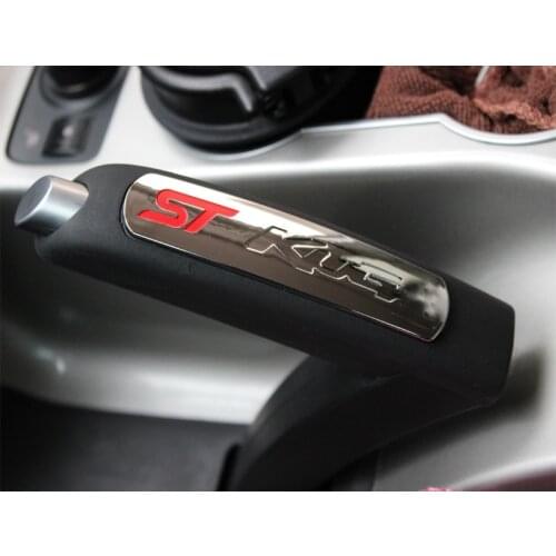 Foal Burning ABS Car Handbrake Cover Hand Brake Trim Sticker Case For Ford Kuga Escape 2012 2013 2014 2015 2016 Accessories