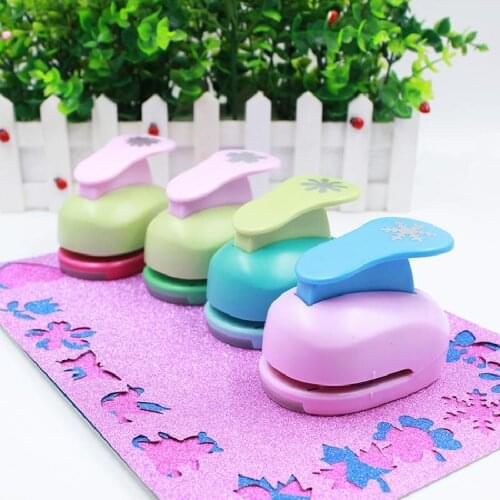 New 3-3.7cm Diy Tuba Embossing Flower Punch Board Cutter Scrapbooking School Tool Decorative-paper-punch Craft Supplies Punchers