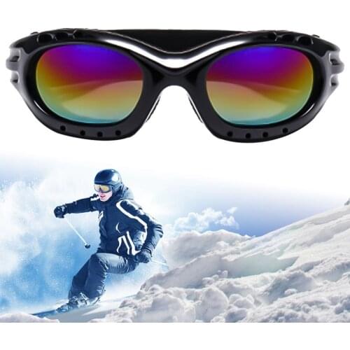 Motorcycle Riding Skiing Eyewear Dustproof Windproof Goggles Outdoor Sports Glasses Polarized Lenses Goggles Cycling Sunglasses