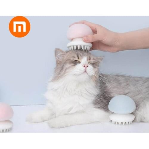 Original Xiaomi Mijia Youpin Jellyfish Pet Massage Comb Negative Ion Anti-static Massage Comb For Cat