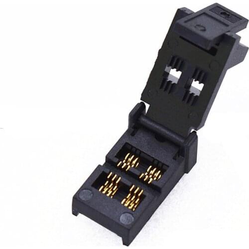 SOT23-6L-1.7 Burn in socket pin pitch 0.95mm IC body size 1.7mm clamshell test programming adapter original socket