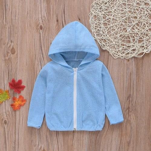 PatPat 2020 New Summer and Spring Light blue trench coat Kids Boys and Girl Jackets & Coats