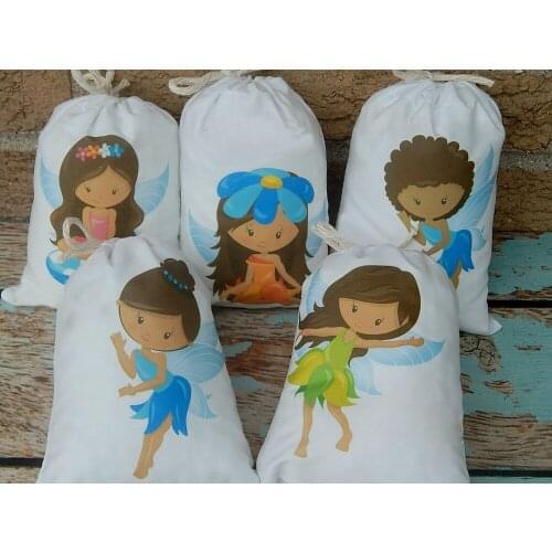 Fairy Woodland Theme Favor Bags Candy Bags Gift Bags Kids Birthday Party Decoration Supplies Fairy Woodland Party Gifts Bags
