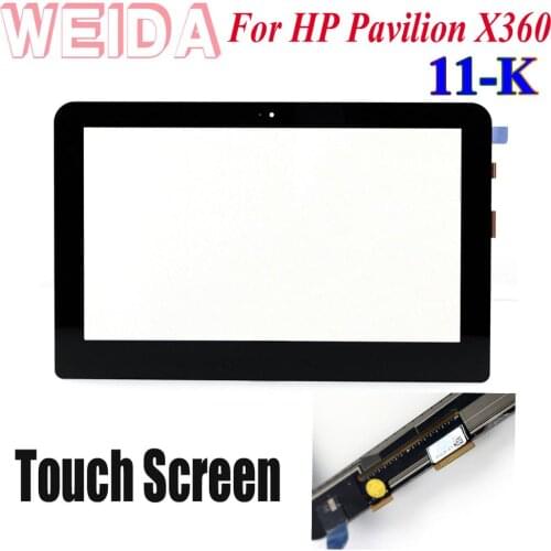 WEIDA Touch Digitizer For HP Pavilion X360 11K 11-K Series Touch Digitizer LCD Display Assembly 11.6"