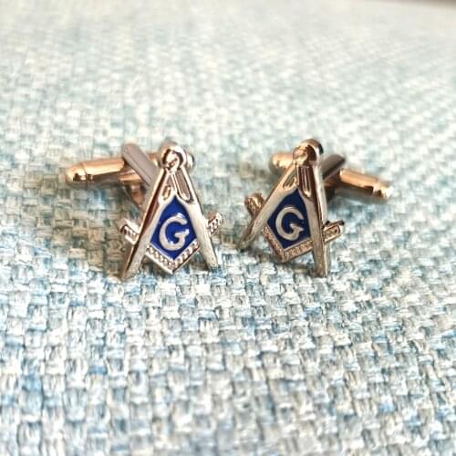 Cuff-Daddy Freemason Masonic Cufflinks Silver