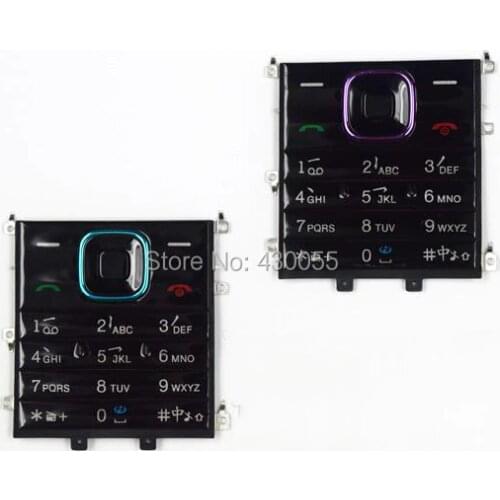 Blue/Purple Y New housing cover mobile keyboards,keypads,buttons for Nokia N5000,Free shipping