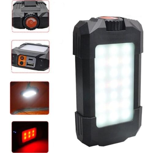 Camping Tent Light 10W Outdoor Rechargeable Portable Lantern 27 LEDs Lamp 500LM Flasher Flashlight with USB interface