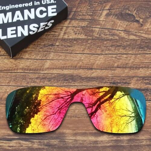 ToughAsNails Polarized Replacement Lens for Oakley Turbine Rotor Sunglasses Fire Red Mirrored (Lens Only)