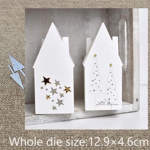 XLDesign Craft Metal Cutting Die cut dies 2pcs tree decoration scrapbook Album Paper Card Craft Embossing die cuts
