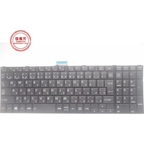 JP Japanese Laptop Keyboard for Toshiba dynabook T554 T653 T553 T654 B373 B374 Black