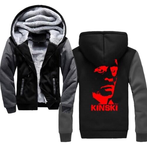 KINSKI Winter Thick Hoodies Men Zipper Hooded Coat Brand Mens Tracksuit Sweatshirt Jackets Warm US/EUR Plus size Fleece Hoody