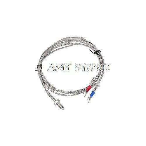 2M Wire 0-400 Deg C Thermocouple Temperature Sensor New 6mm Screw 15mm probe length