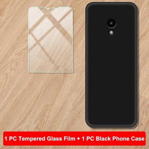 2 IN 1 HD Glass Film With Case For Xiaomi Qin F21 Pro Glass Screen Protector For Qin F21Pro F 21 Pro Screen Tempered Glass film