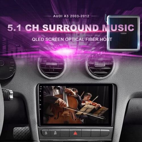 5.1 CH HIFI MUSIC Car DVD For Audi A3 2003-2012 Car Radio Multimedia Video Player Navigation GPS Android9 Double Din