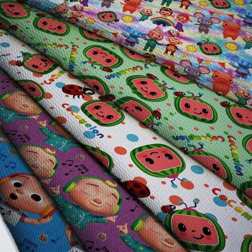 50*140cm Bullet Textured Liverpool Fabric Flower Printed DIY Tissue Kids Home Textile for Sewing Quilt Decoration Home