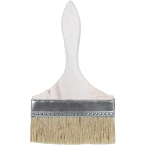 6 Inch Wide Wooden Handle Paint Brush Wall Painting Tool for Acrylic Oil Painting School Art Supplies Paint Brush