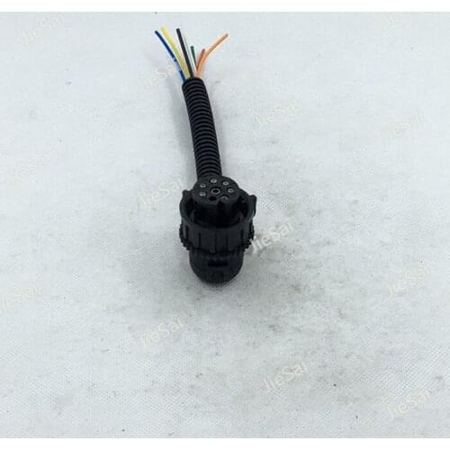 7 Wires Truck Headlights Taillights Lamp Holder Bulb Plug Harness Socket For Delong F3000 F2000