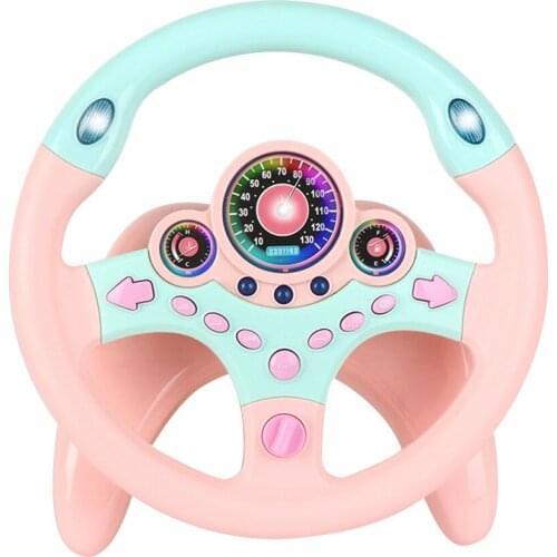 Childrens Simulation Small Steering Wheel Copilots Simulated Steering Toy