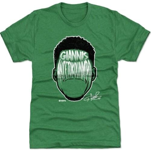Men TShirt Giannis Antetokounmpo Player Silhouette Women T-Shirt
