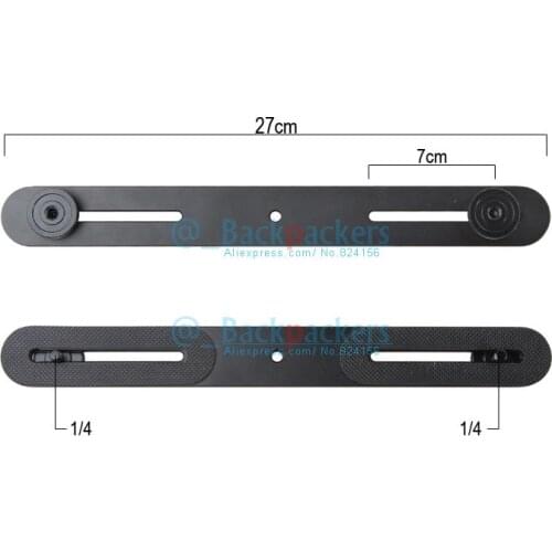 Camera Flash Light Bracket double 1/4 screw mount Light Stand holder for sb600 sb800 sb900 430ex 580ex Accessories