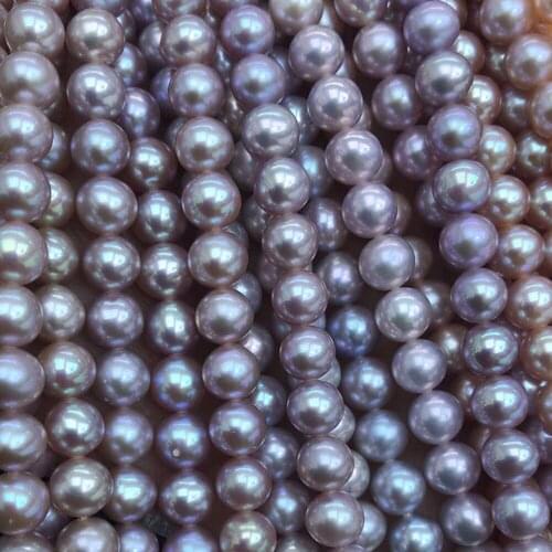 MADALENA SARARA Wholesale 9-10mm Freshwater Pearl Pearl Strand Fine Luster For DIY Jewelry Making Women Pearl Necklace