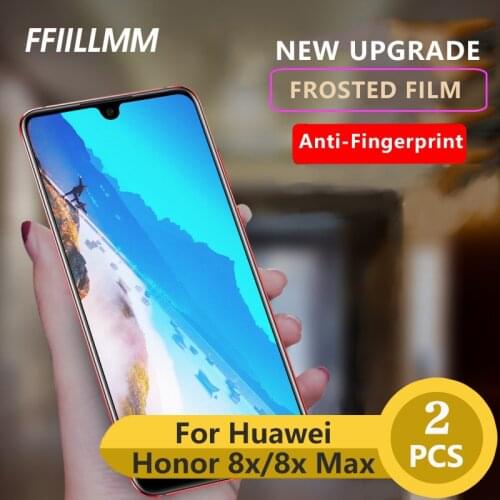 2Pcs/lot Matte Protective Glass For Huawei Honor 8x Max HD Tempered Glass For Honor 8x Screen Protectors For Honor 8x Max Glass