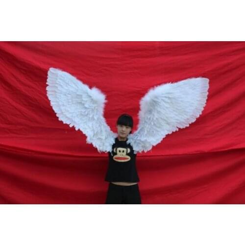 Fashion Soft large size feather wings stage Lingerie show decoration props Halloween Christmas Cosplay Festive Party Supplies