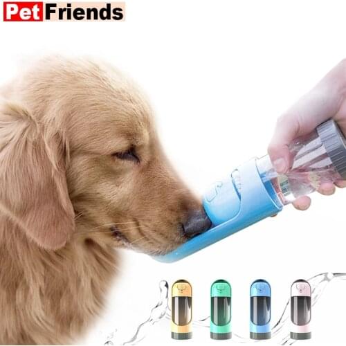 Pet Dog Water Bottle Portable 300ml Drinking Bowl for Small Medium Large Dogs Feeding Water Dispenser Cat Dogs Outdoor Bottles