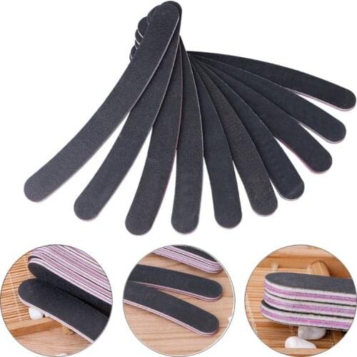 Nail Sanding Files Polish Buffer 100/180 Manicure Pedicure Tips Gel Curve Tools