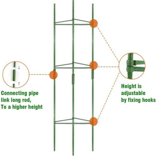 18inch Plant Climbing Trellis DIY Garden Plastic Superimposed Potted Plants Support Garden Trellises
