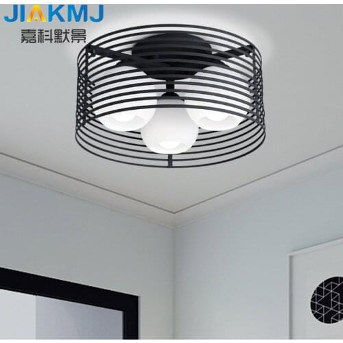 Modern minimalist restaurant three creative ceiling lamp personality art bedroom living room dining room bedroom entrance Ceilin