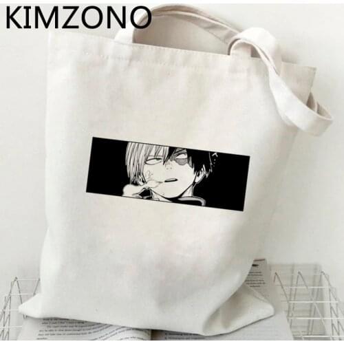 My Hero Academia Todoroki Dabi Bakugou Boku No Hero Academia shopping bag tote jute bag canvas bag tote fabric foldable