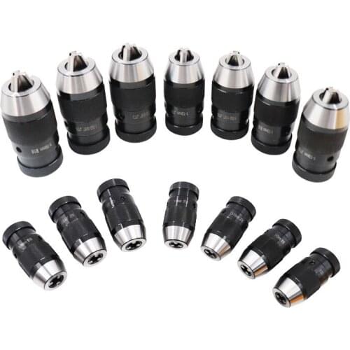 B18 Drill Chuck 1-16mm Drill Chuck Arbor Self Tighten Keyless Drill Chuck Arbor MT2-B18 Arbor For Lathe Drill MK2