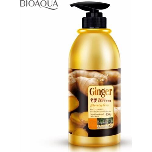 Herbal Ginger Hair Shampoo No Silicone Oil Oil Control Anti Dandruff Relieving Itching Deep Cleaning Fresh Not Greasy Anti Off