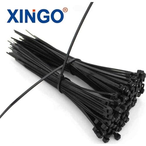 Xingo 5x120mm Self locking Nylon Cable Zip Ties 500pcs PlasticColorfuCable Zip Tie 50lbs UL Rohs Approved Loop Wrap Bundle Ties