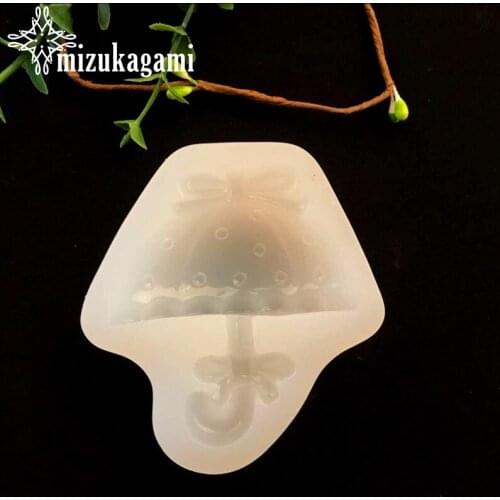 1pcs UV Resin Jewelry Liquid Silicone Mold 3D Umbrella Resin Charm Molds For DIY Intersperse Decorate Making Jewelry