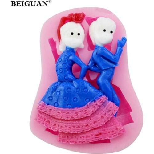 3D diy kitchen accessories Eco-Friendly fondant tools cake decorating tool Bakeware Tools silicon fondant mold