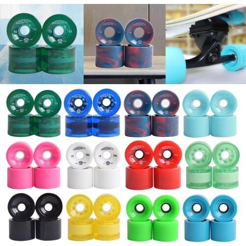 4pcs Durable Skateboard Wheels High Performance 78A Hardness Cruiser Roller Wheel ABEC-9 Bearing Skateboard Wheels Acces 51x70mm