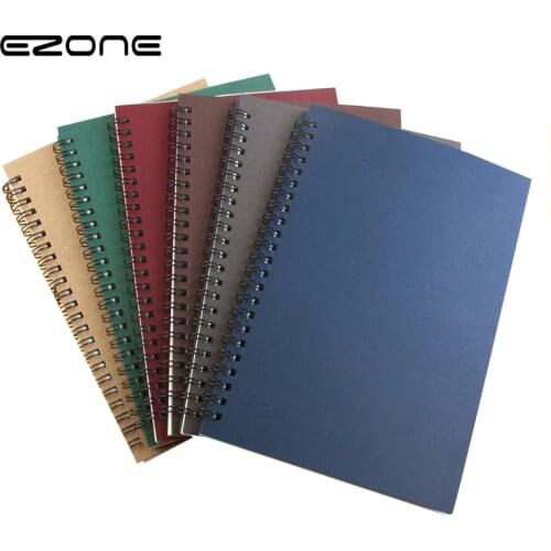 EZONE Spiral Notebook Loose Leaf NoteBook Line Page Traveler Jurney Diary Coil Notepad School Office Stationery Supply Papelaria