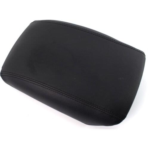 Leather Armrest Center Console Cover w/ Plate Fit for Audi Q5 08-16 8R0864207