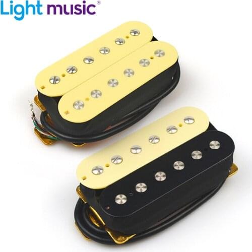 Double Coil Open Style Humbucker Neck and Bridge Electric Guitar Pickup Ceramic Magnet